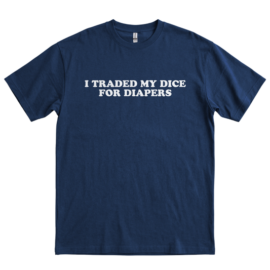 Dice For Diapers - Navy