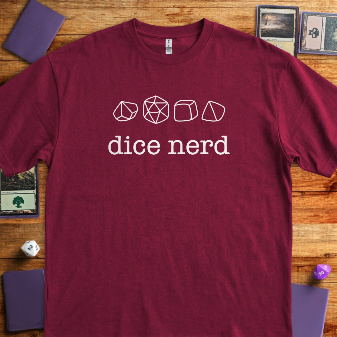 Dice Nerd - Maroon