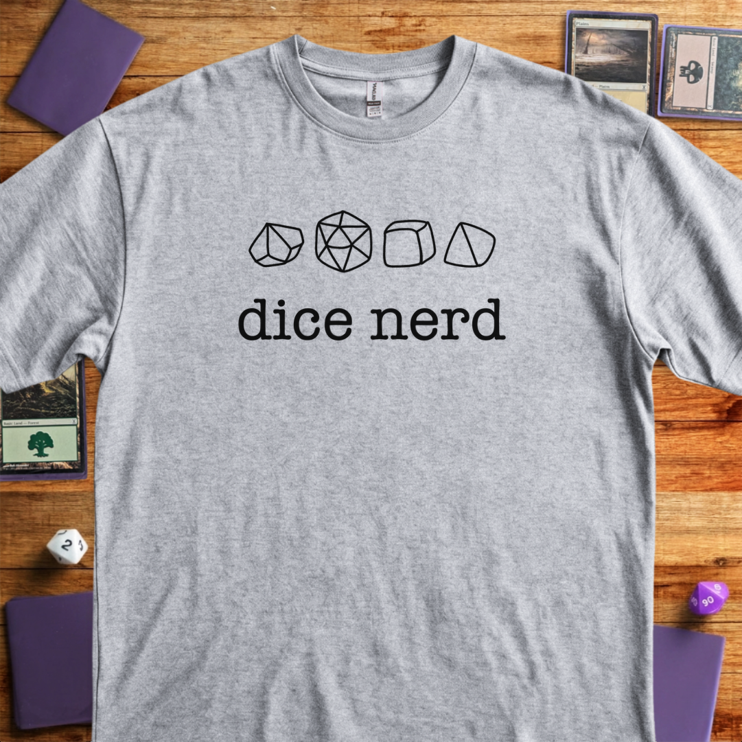 Dice Nerd - Sport Grey