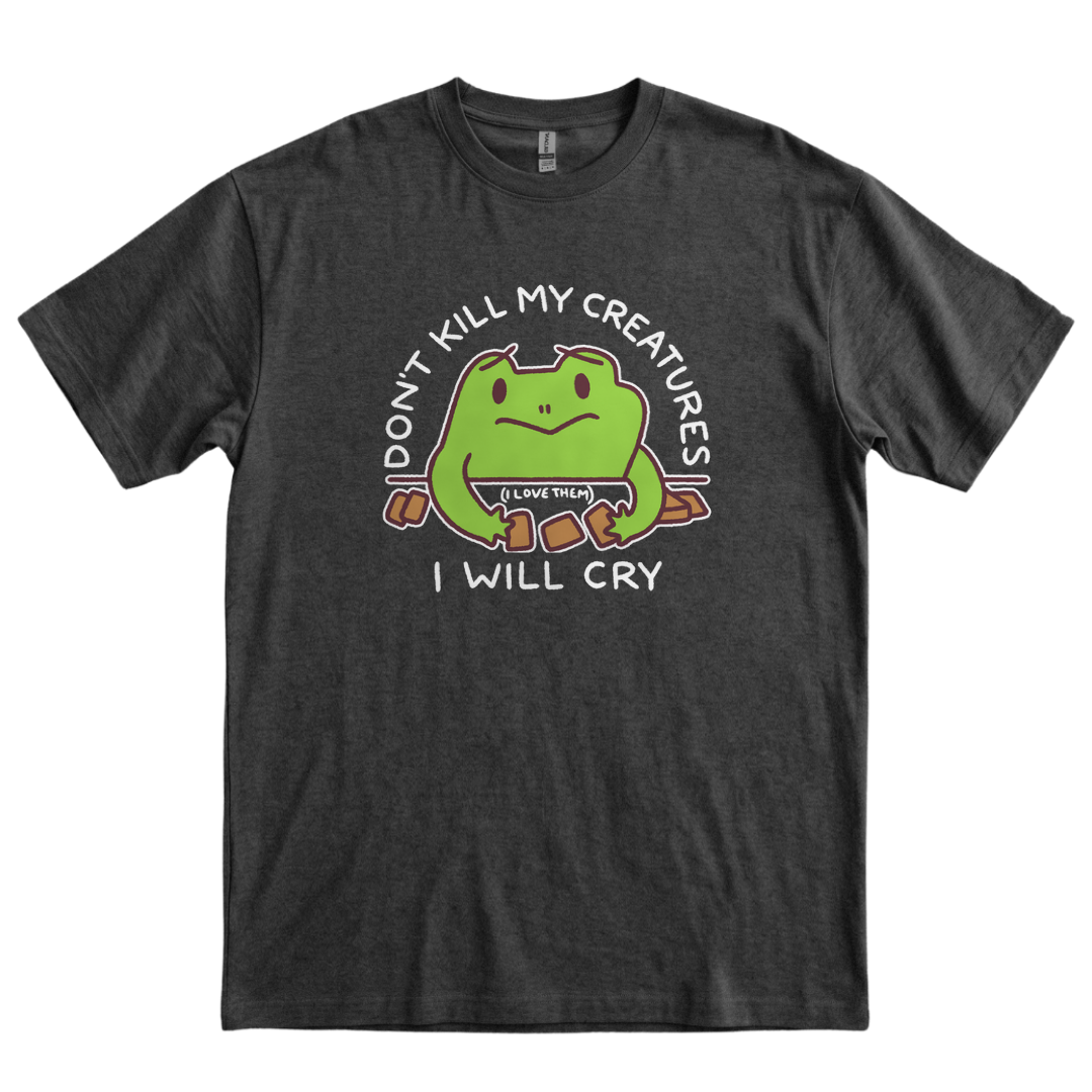 Don't Kill My Creatures - Dark Heather Grey