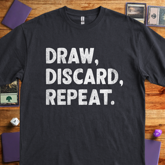 Draw Discard Repeat - Black