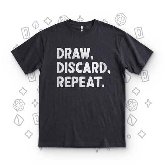 Draw Discard Repeat - Black