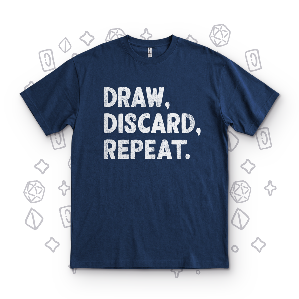 Draw Discard Repeat - Navy
