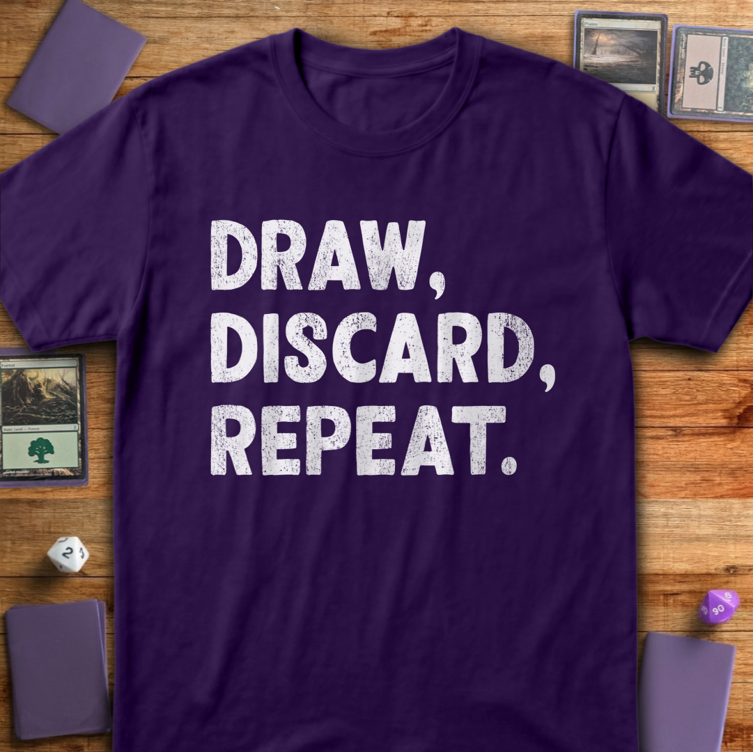 Draw Discard Repeat - Purple