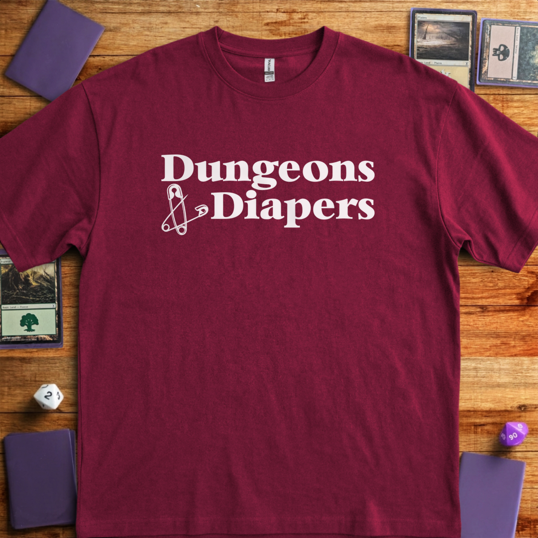 Dungeons and Diapers - Maroon