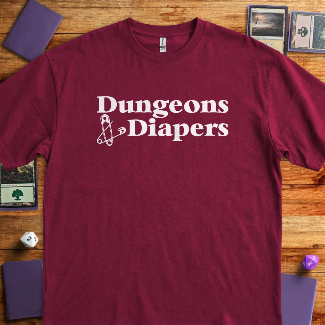Dungeons and Diapers - Maroon