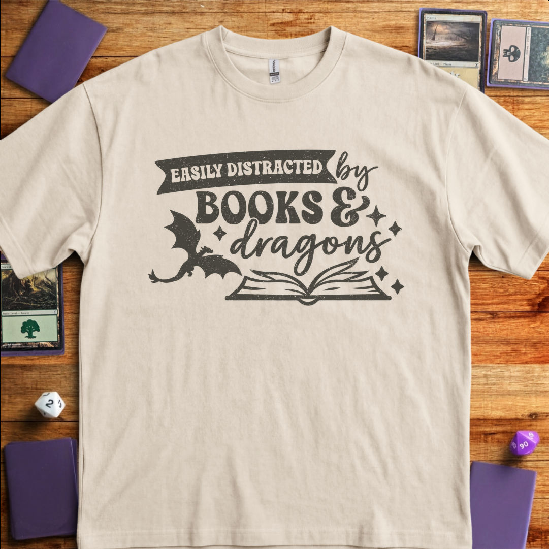 Easily Distracted by Books & Dragons - Sand
