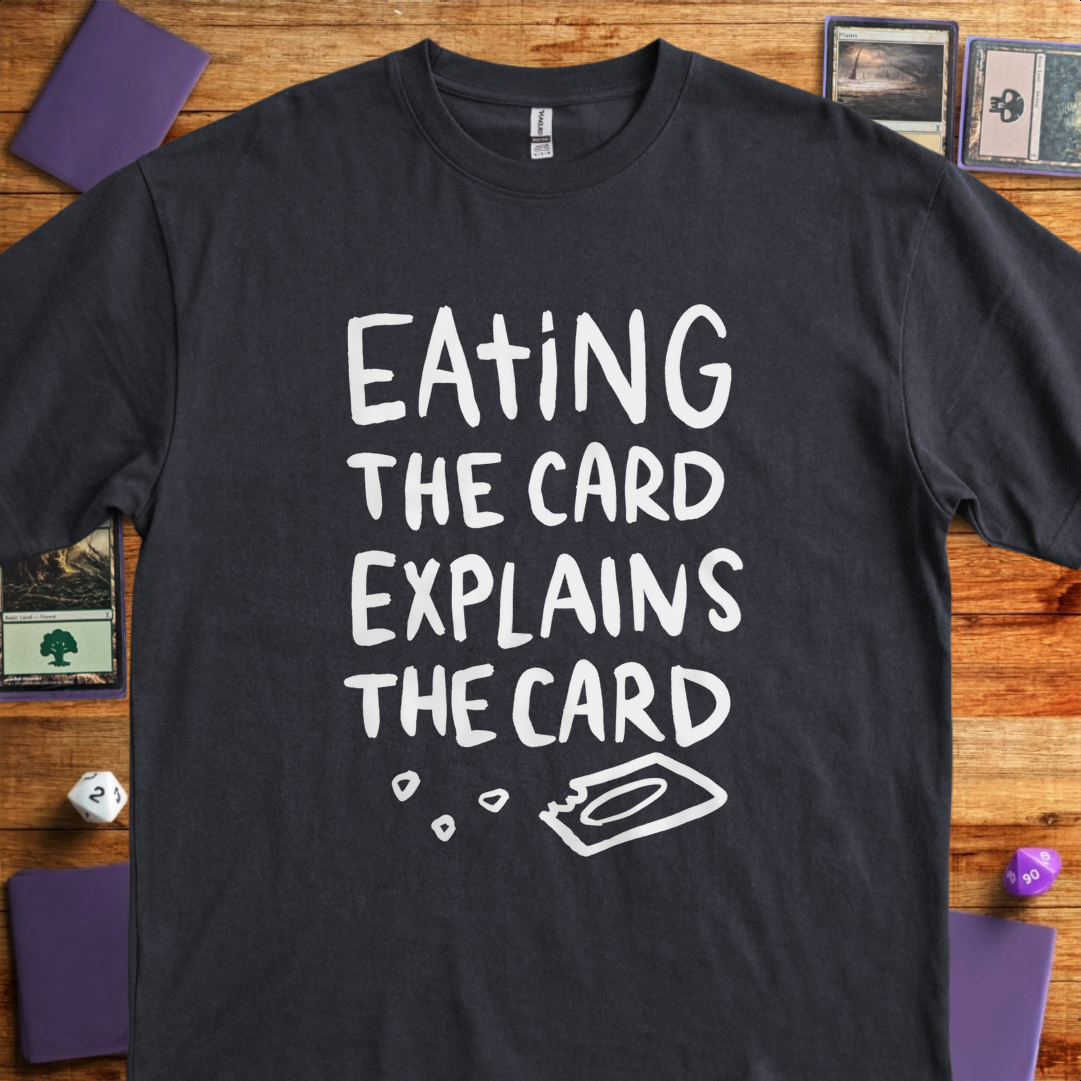 Eating The Card - Black