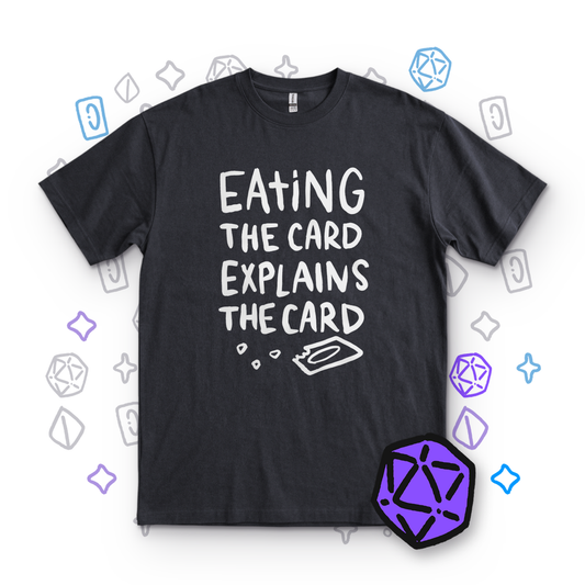 Eating The Card - Black