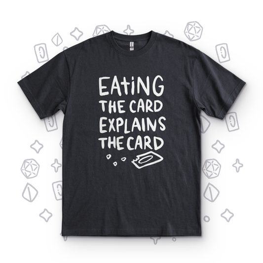 Eating The Card - Black