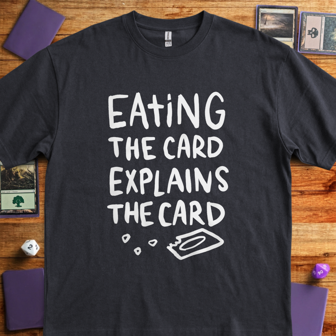 Eating The Card - Black