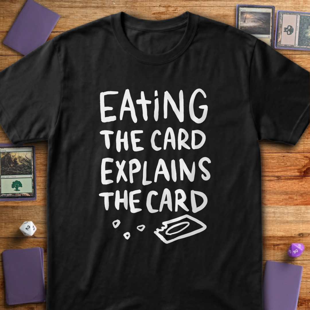Eating The Card - Black