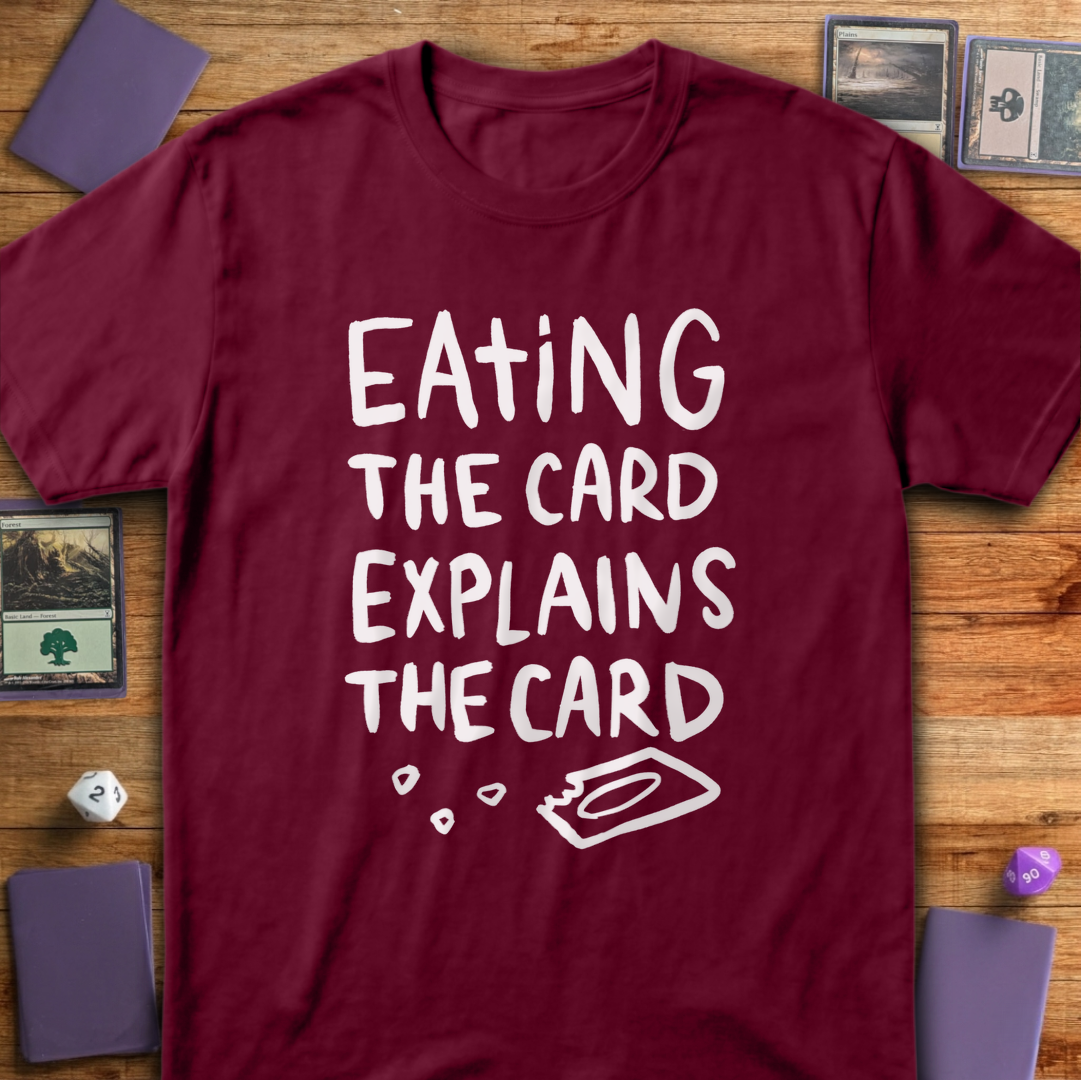 Eating The Card - Maroon