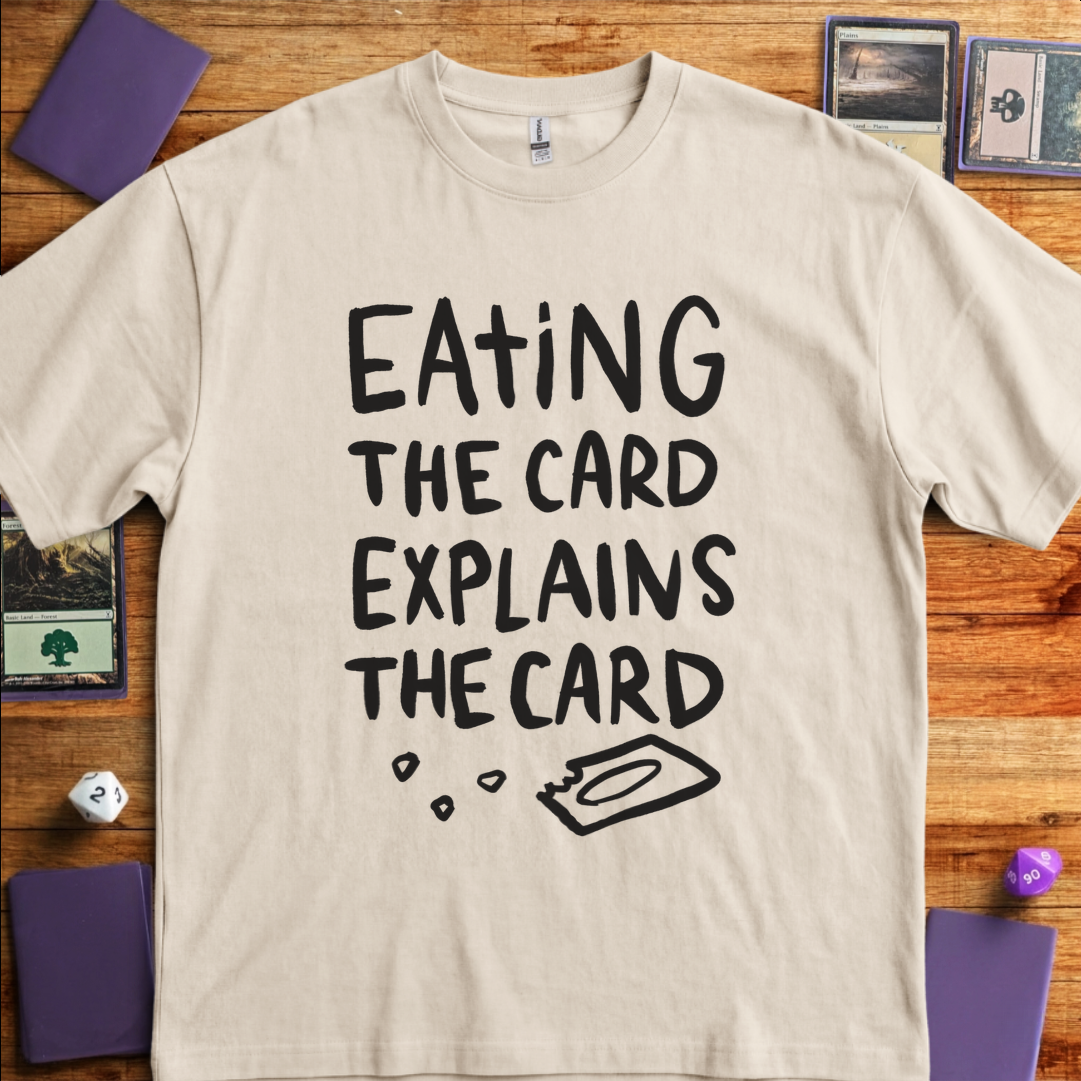 Eating The Card - Sand