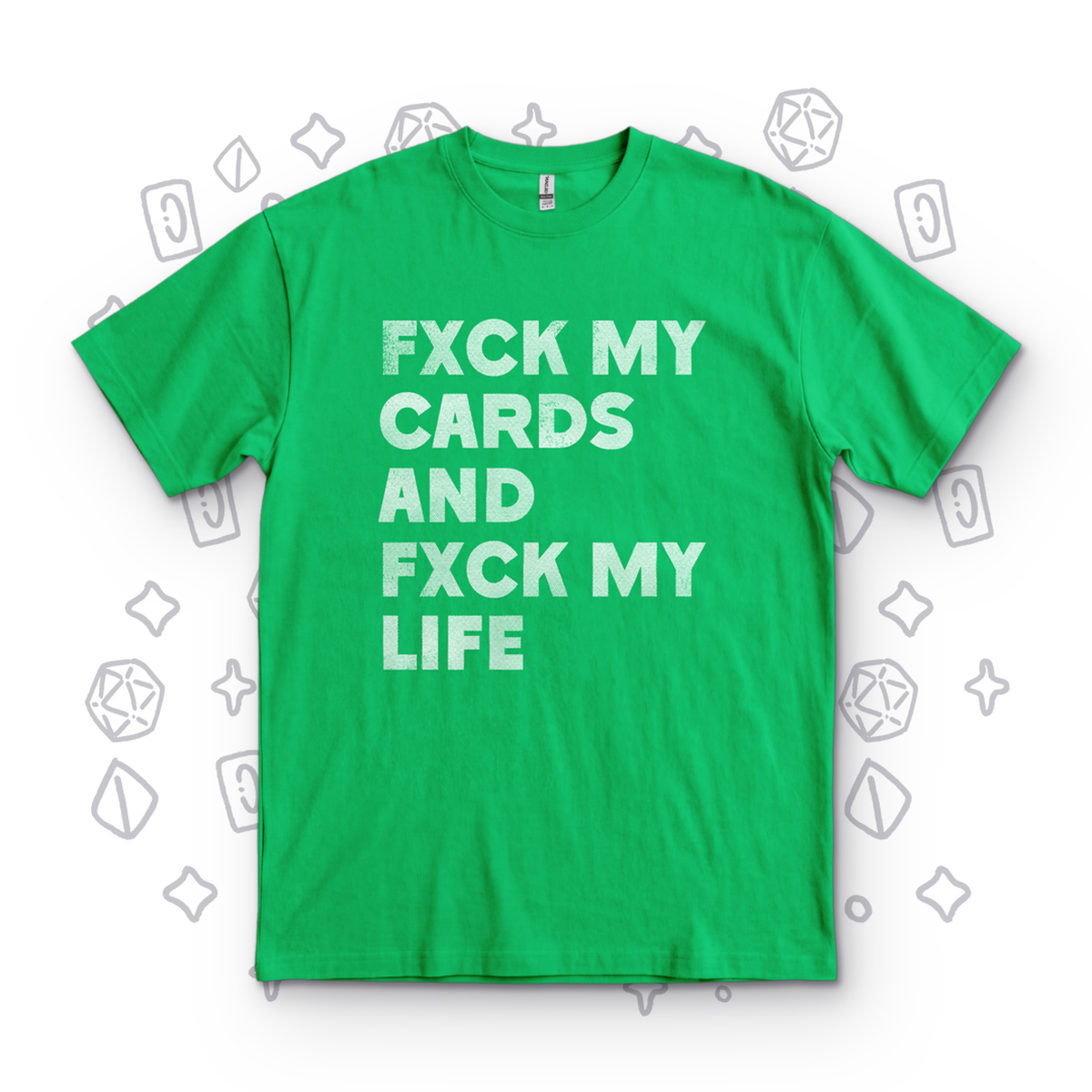 Fxck My Cards - Kelly Green