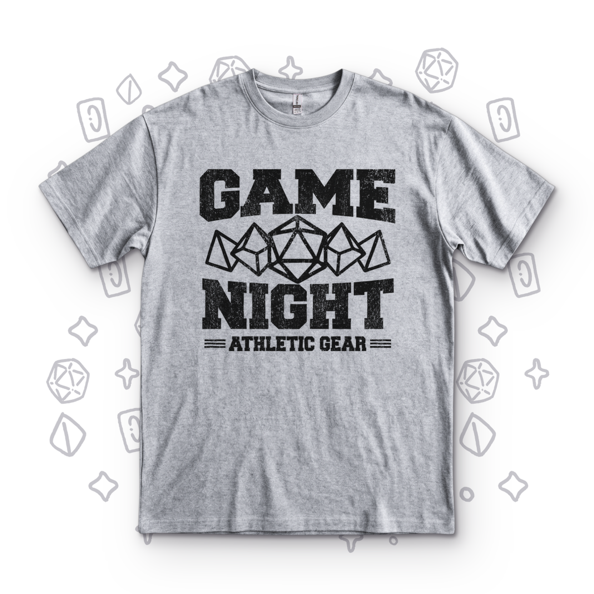 Game Night Athletic Gear - Sport Grey