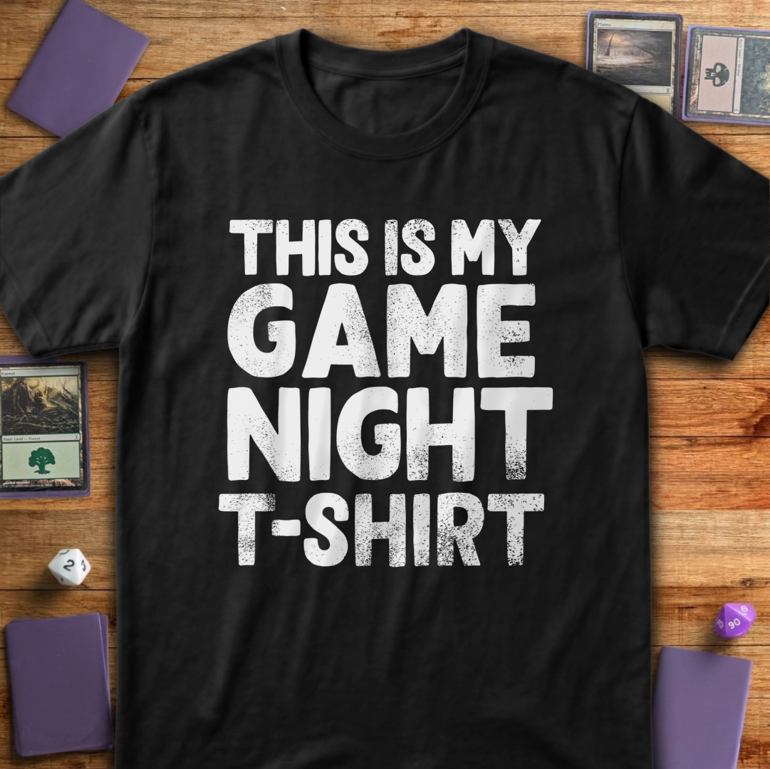 Game Night T-Shirt - Black