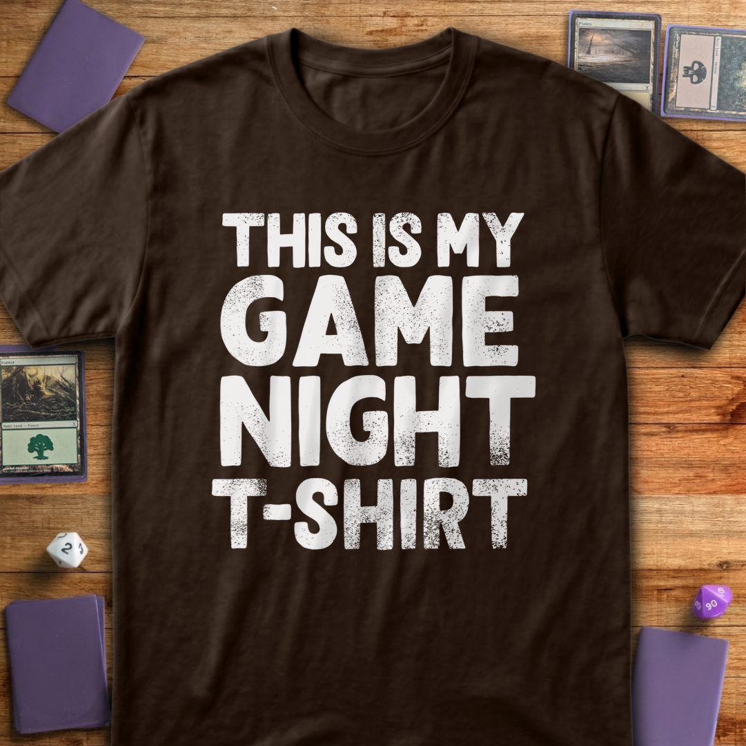 Game Night T-Shirt - Dark Chocolate