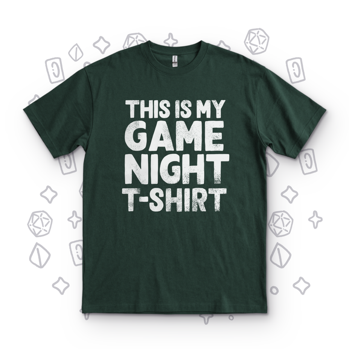 Game Night T-Shirt - Forest Green