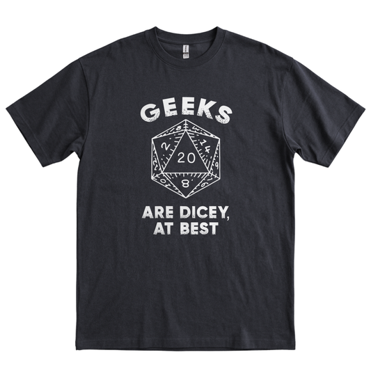 Geeks are Dicey - Black