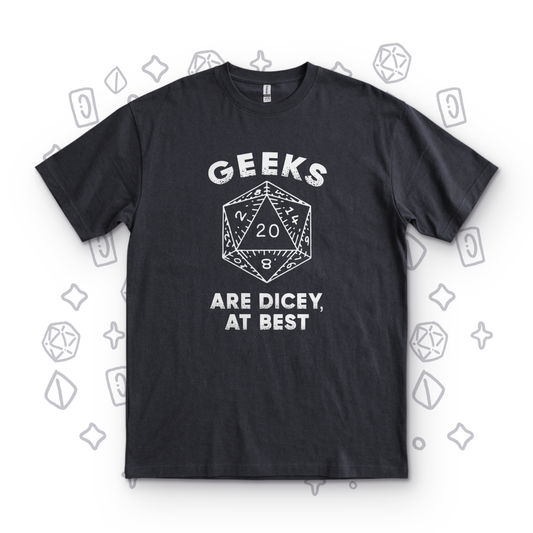 Geeks are Dicey - Black