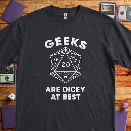 Geeks are Dicey - Black