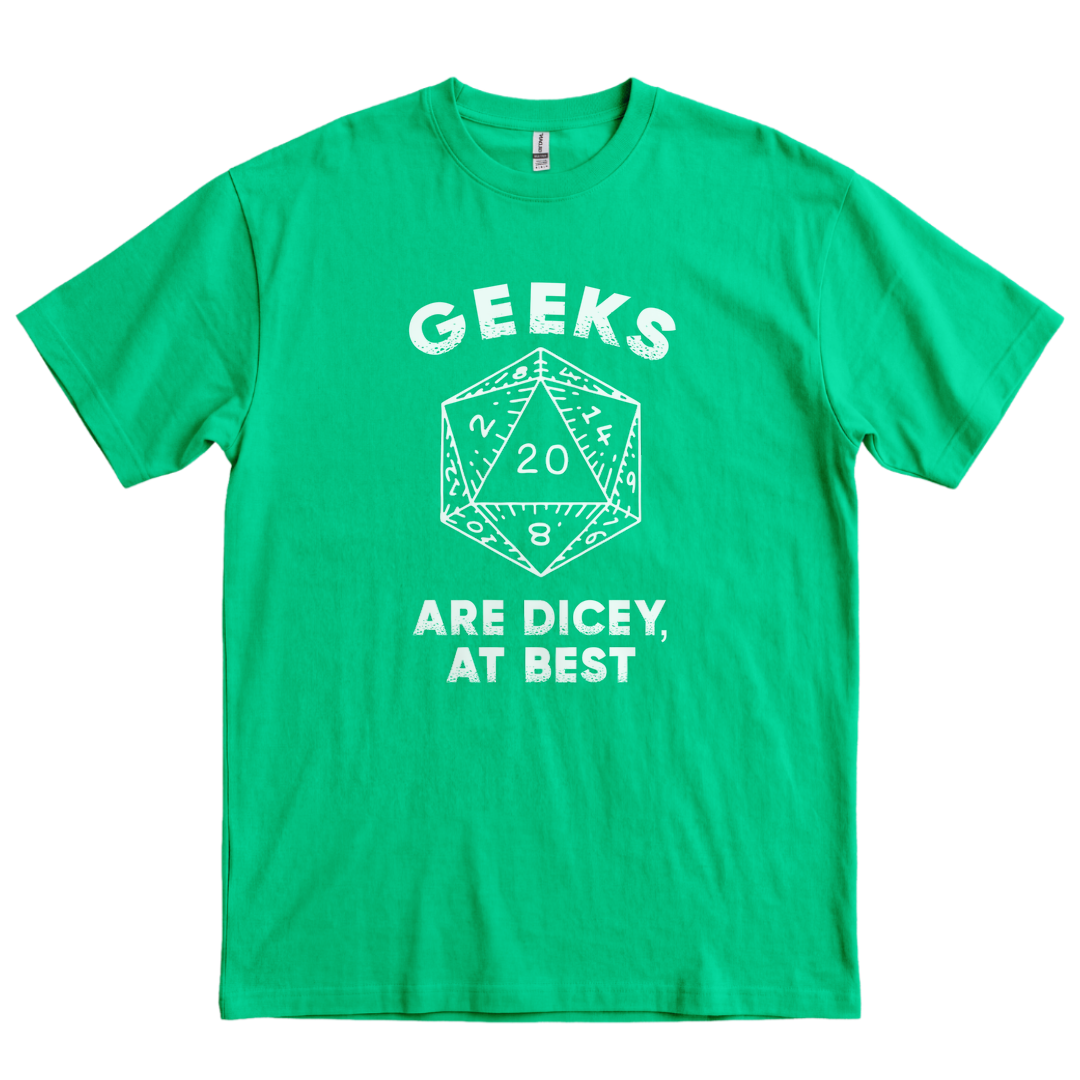 Geeks are Dicey - Irish Green