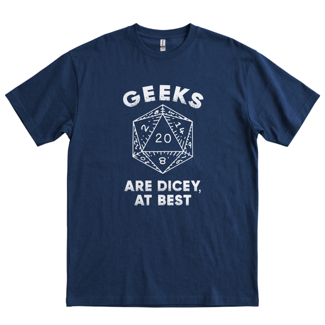 Geeks are Dicey - Navy