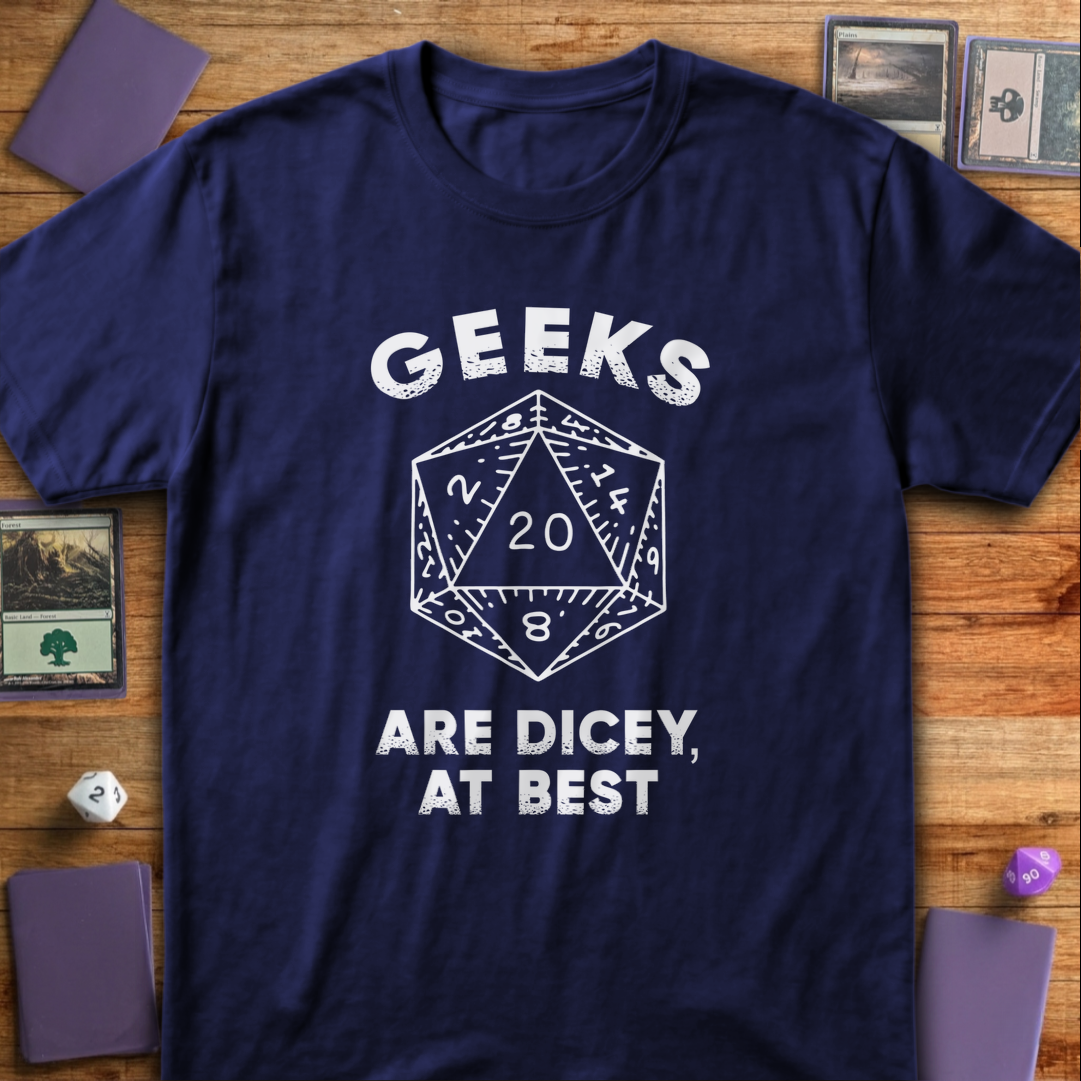 Geeks are Dicey - Navy