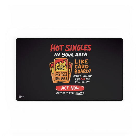 Hot Singles (B) Premium Stitched Playmat - 24"x14"