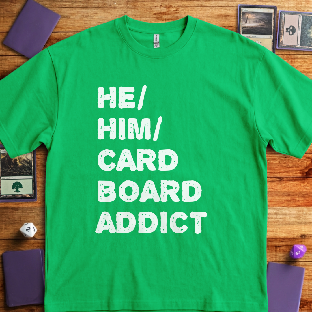 He Him Cardboard Addict - Kelly Green