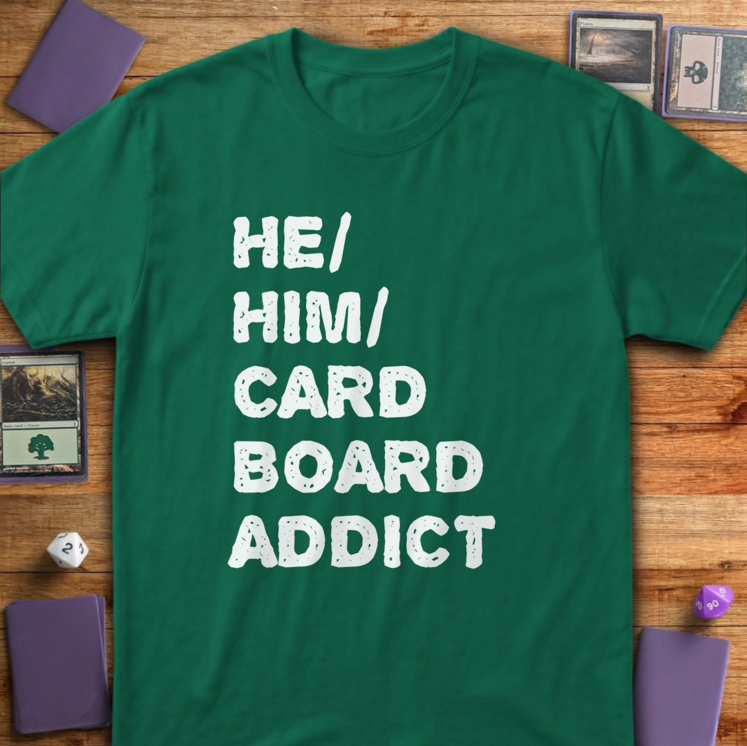 He Him Cardboard Addict - Kelly Green