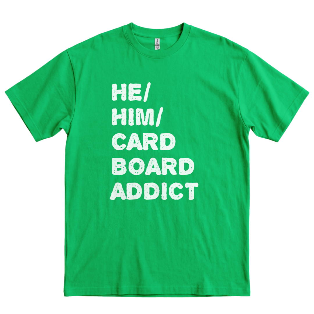 He Him Cardboard Addict - Kelly Green
