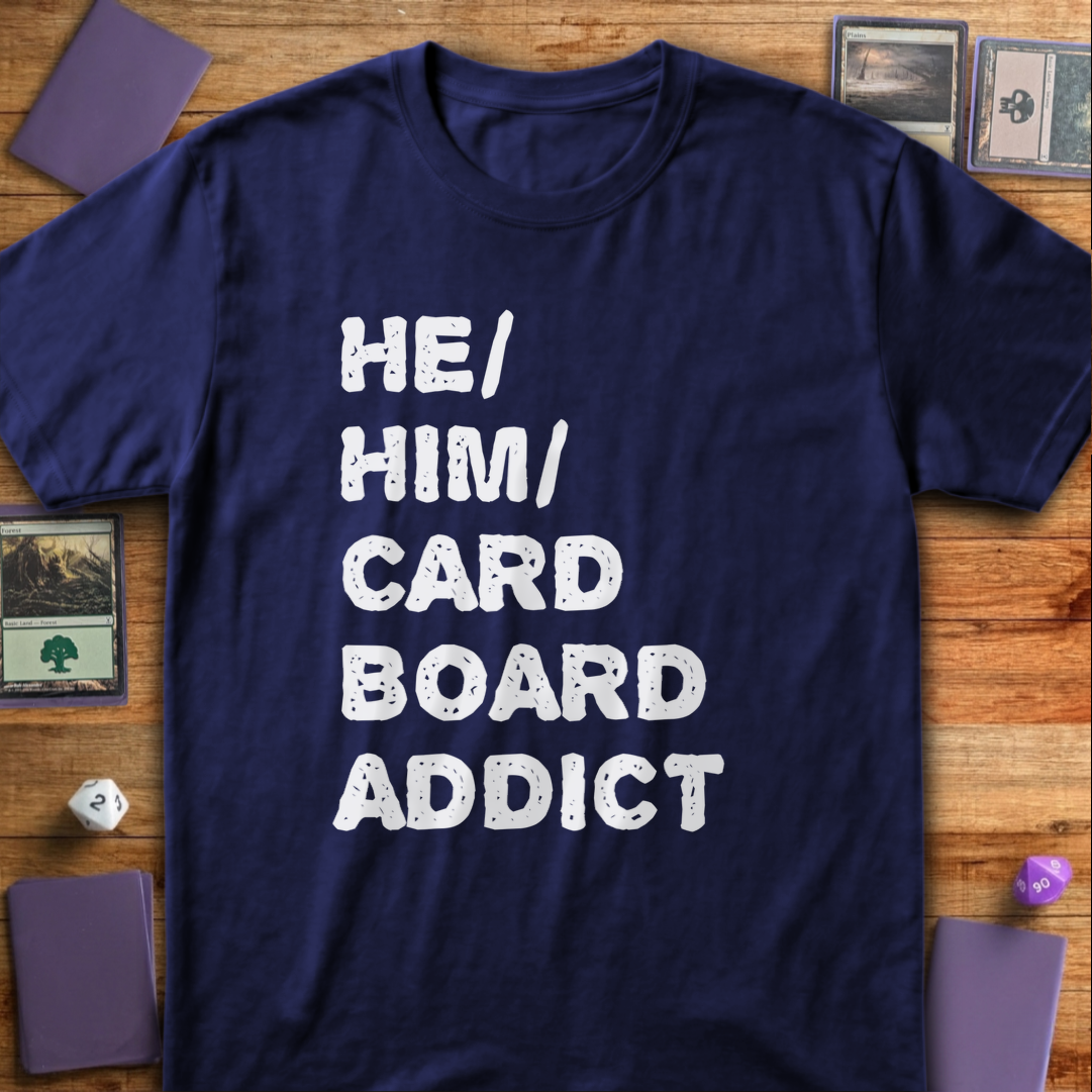 He Him Cardboard Addict - Navy