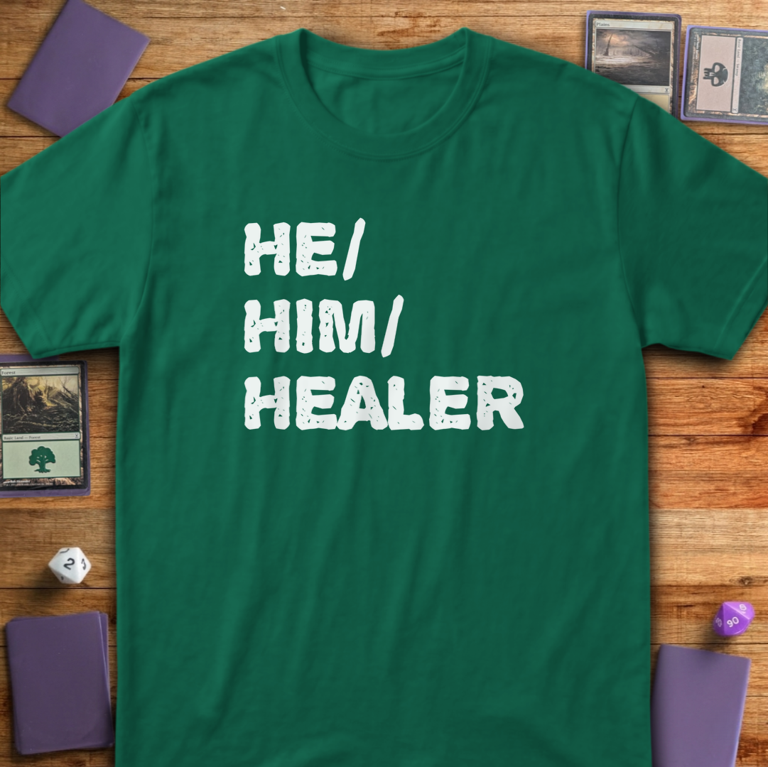 He Him Healer - Kelly Green