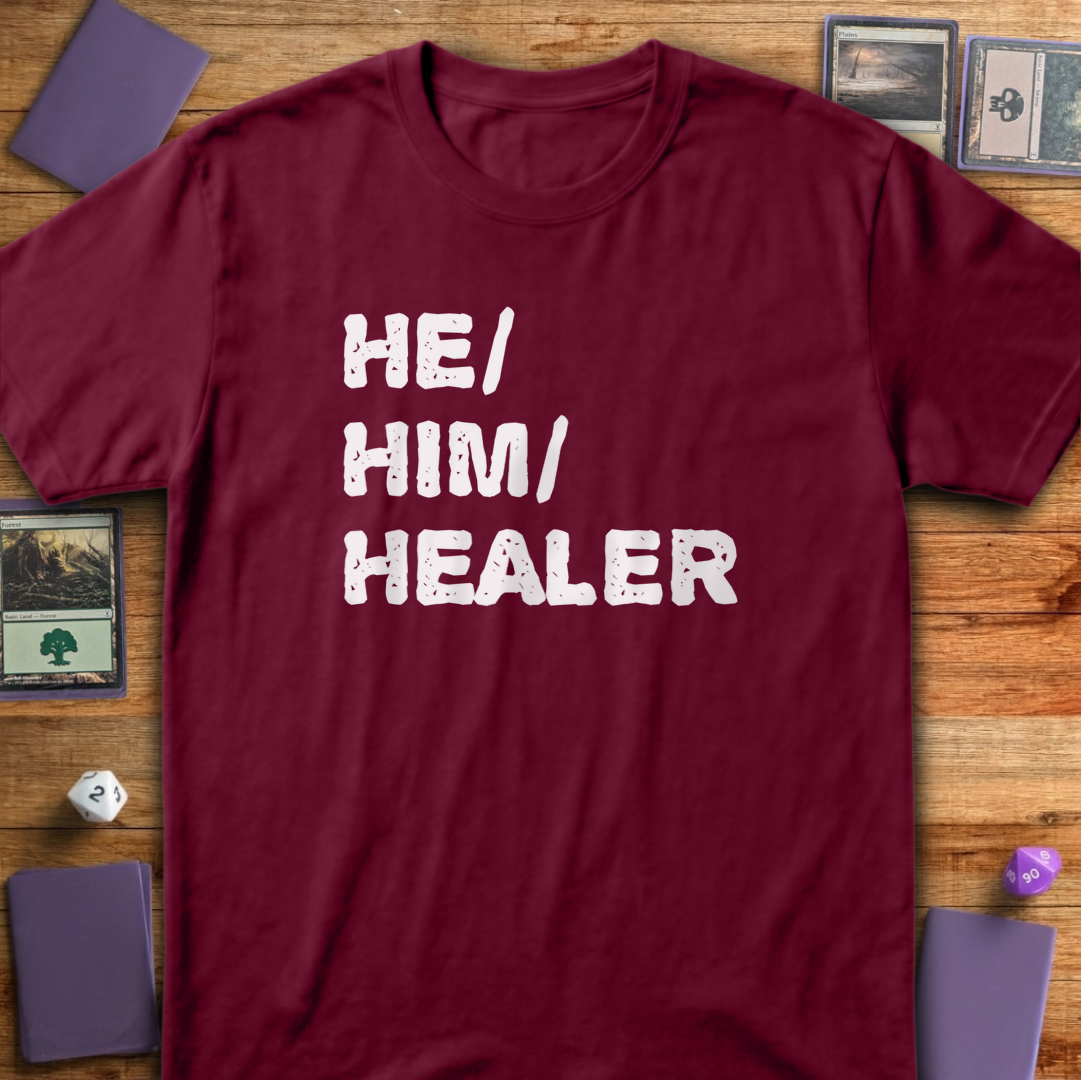 He Him Healer - Maroon