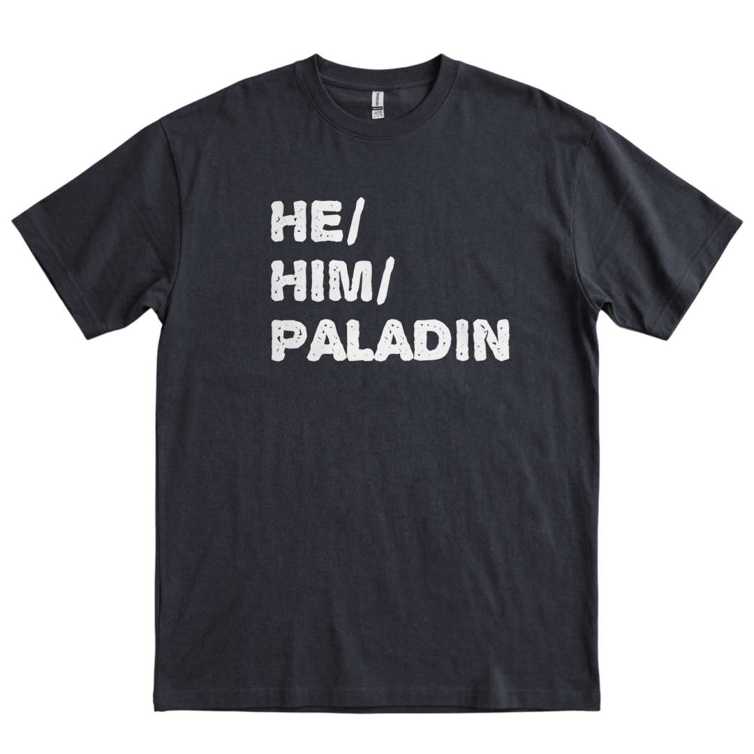 He Him Paladin - Black