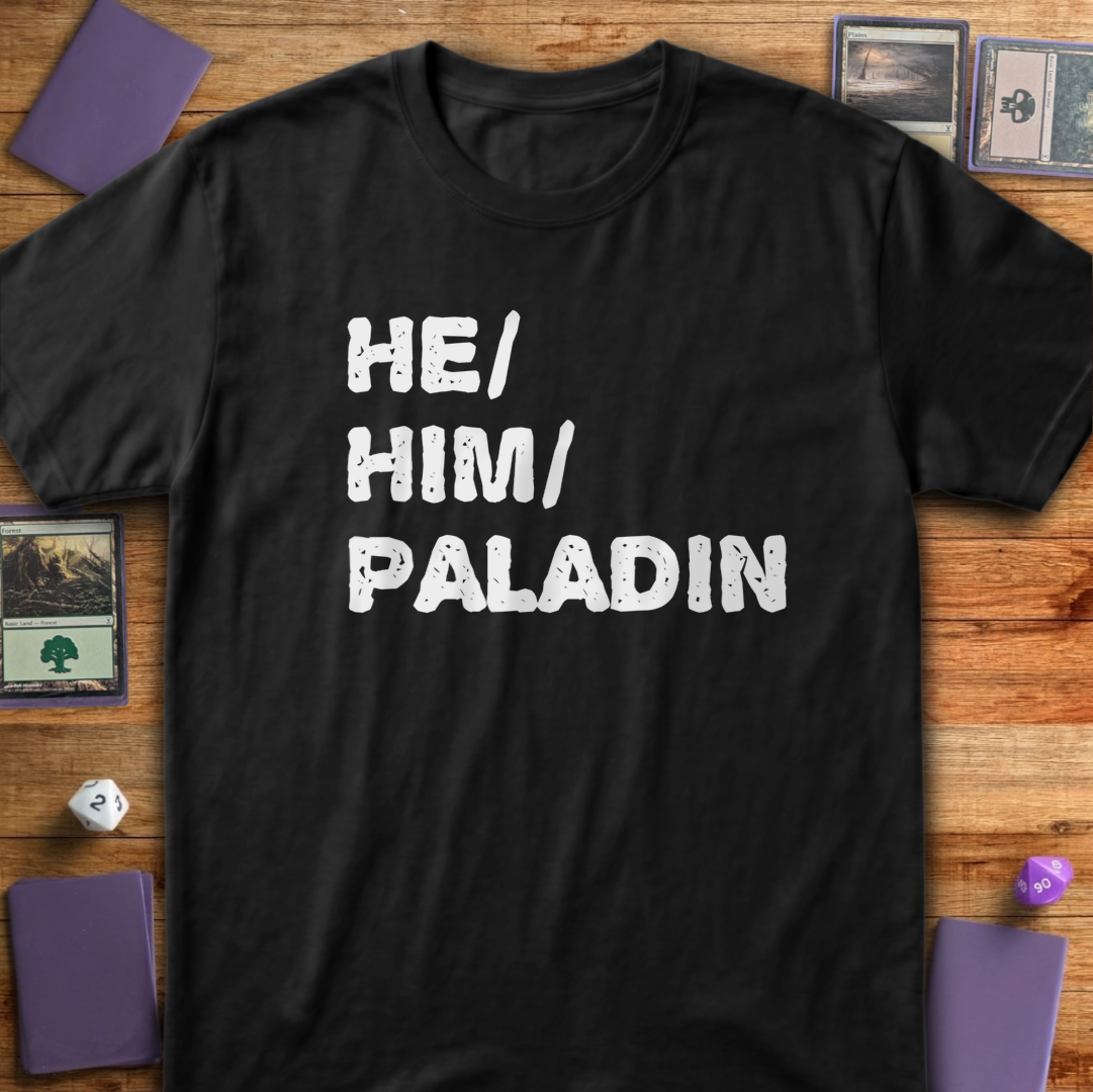 He Him Paladin - Black