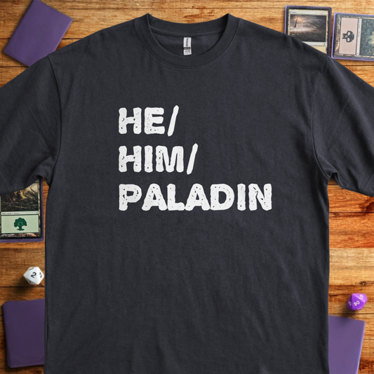 He Him Paladin - Black