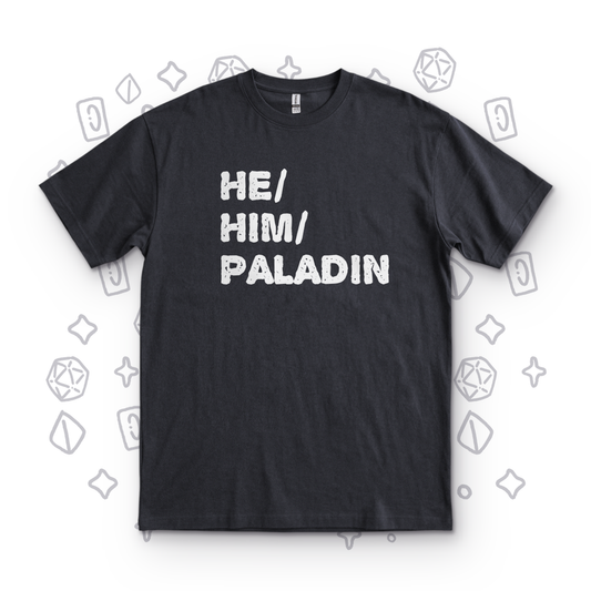 He Him Paladin - Black