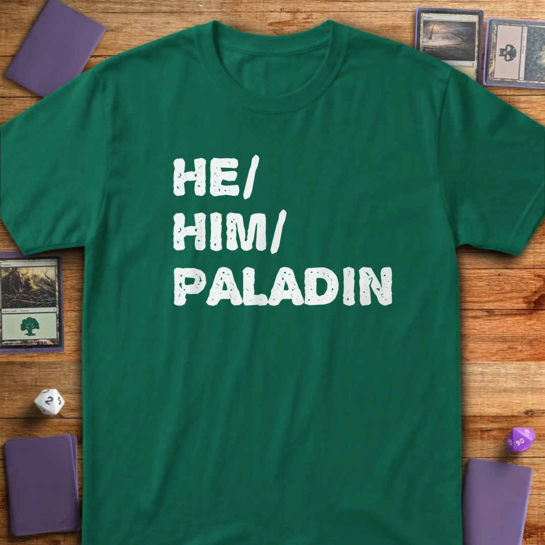 He Him Paladin - Kelly Green