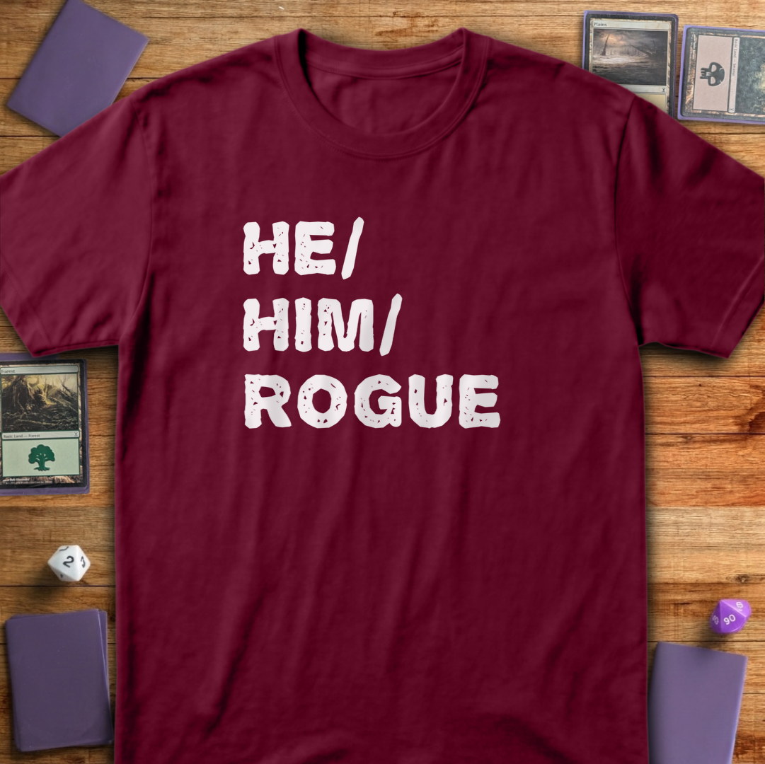 He Him Rogue - Maroon