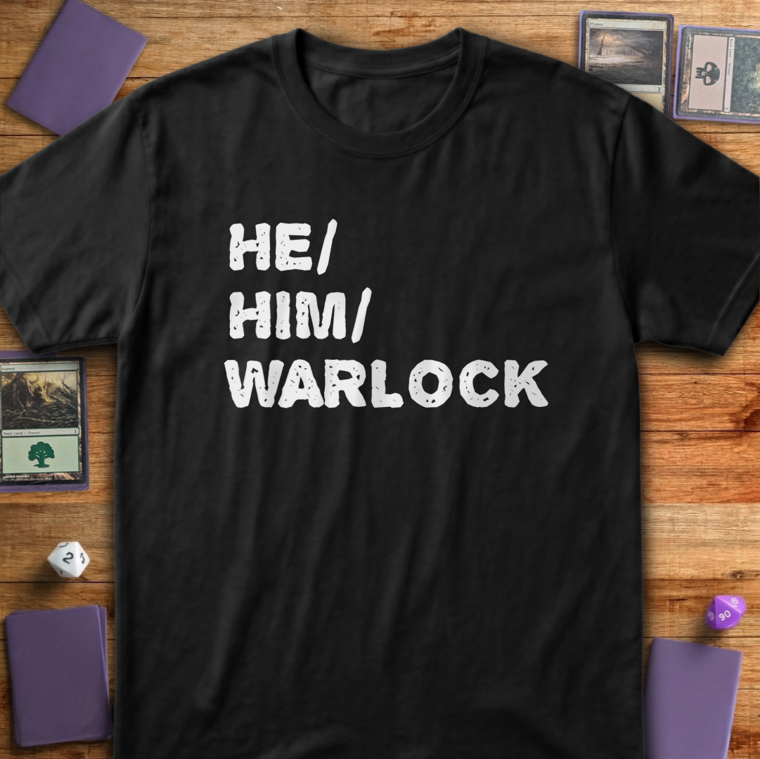 He Him Warlock - Black