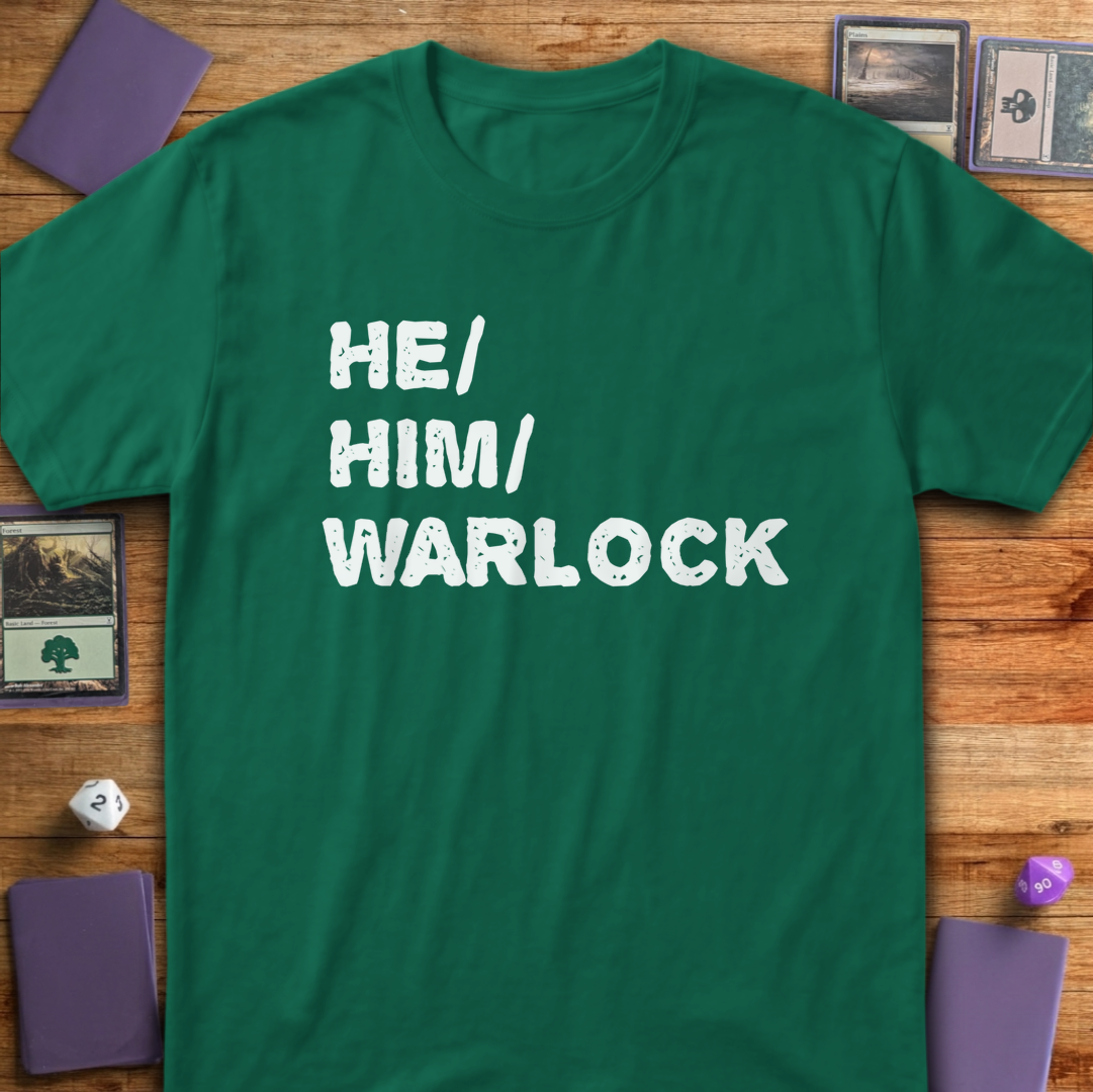 He Him Warlock - Kelly Green