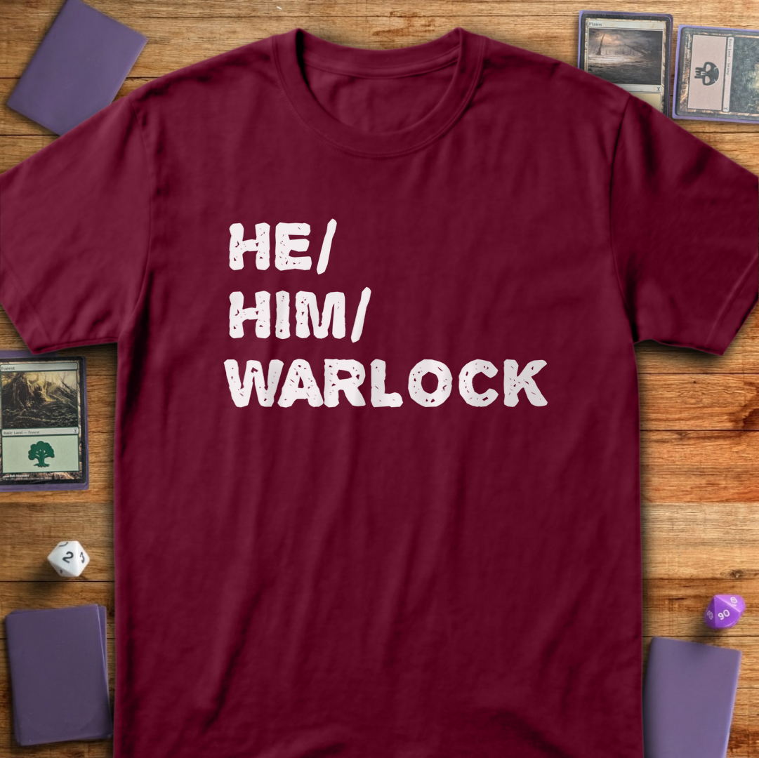 He Him Warlock - Maroon