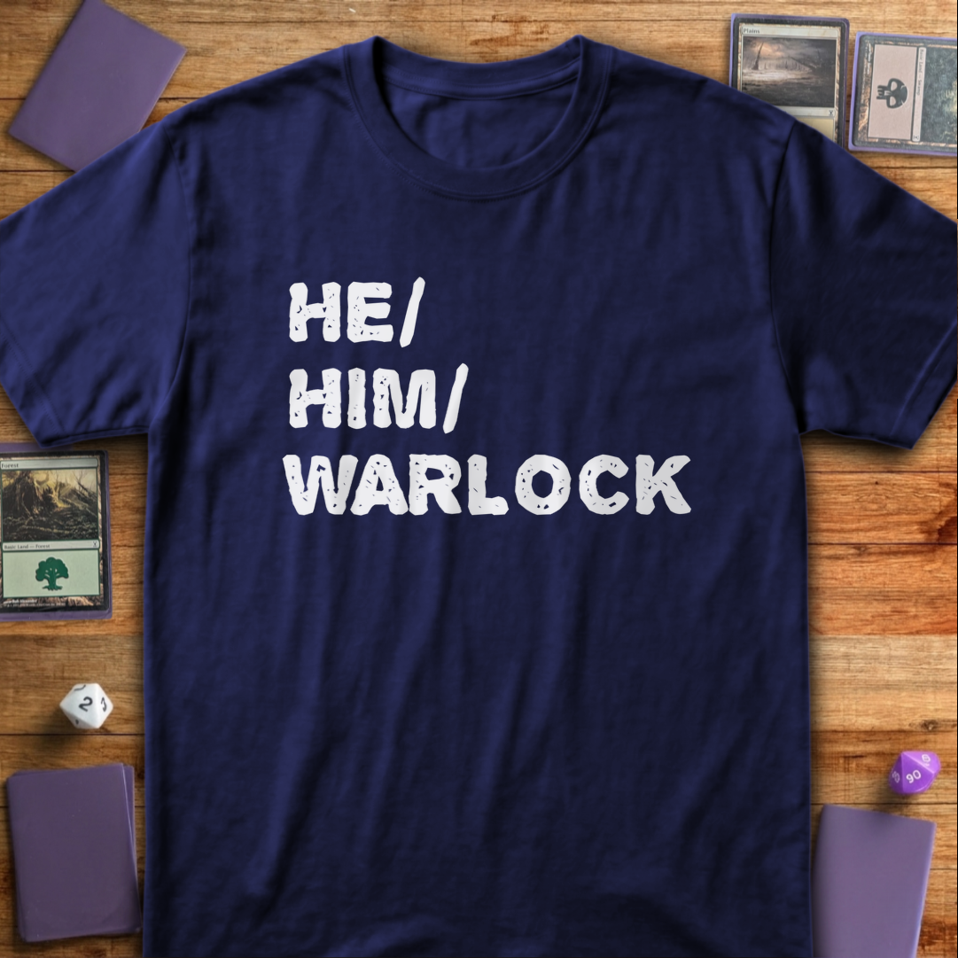 He Him Warlock - Navy