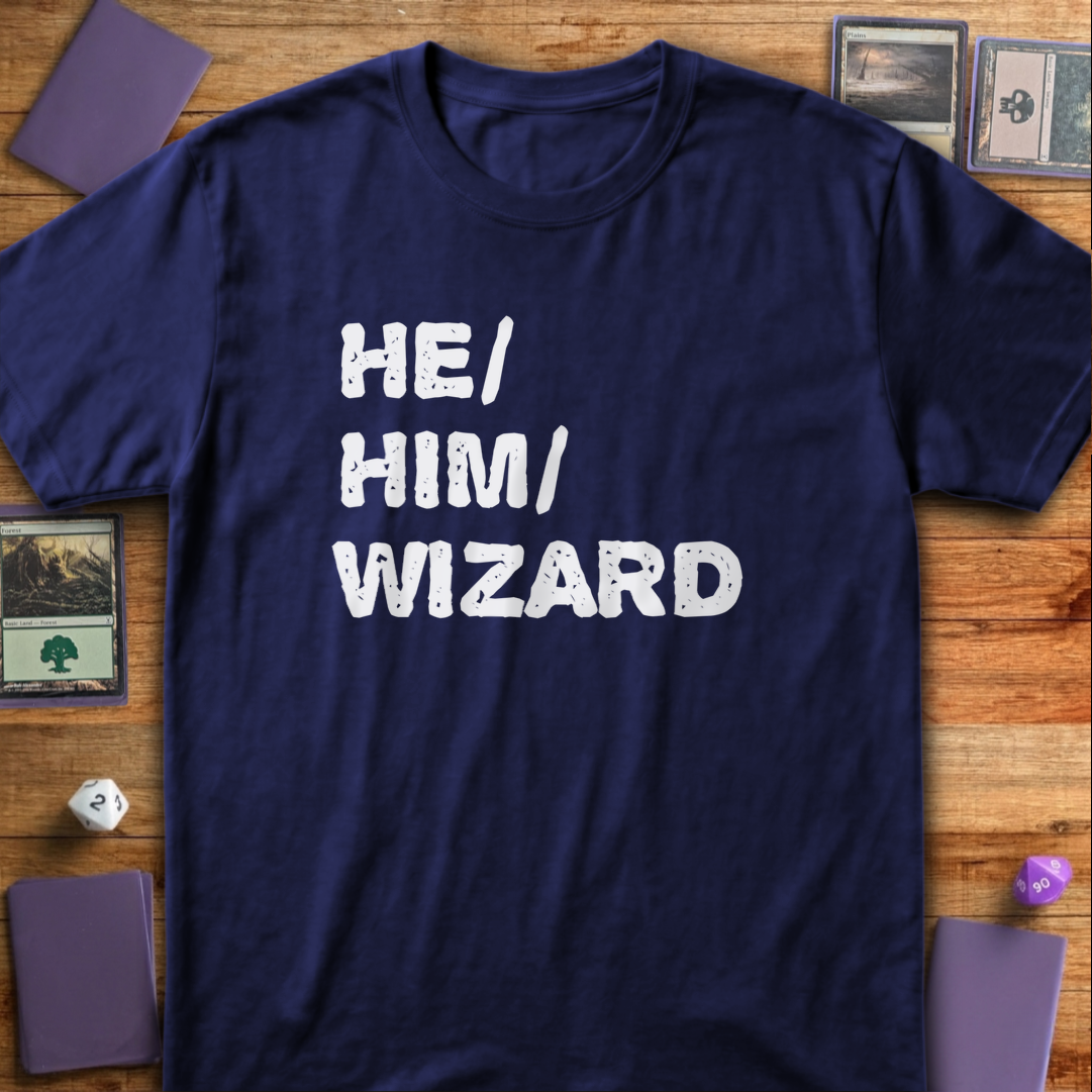 He Him Wizard - Navy