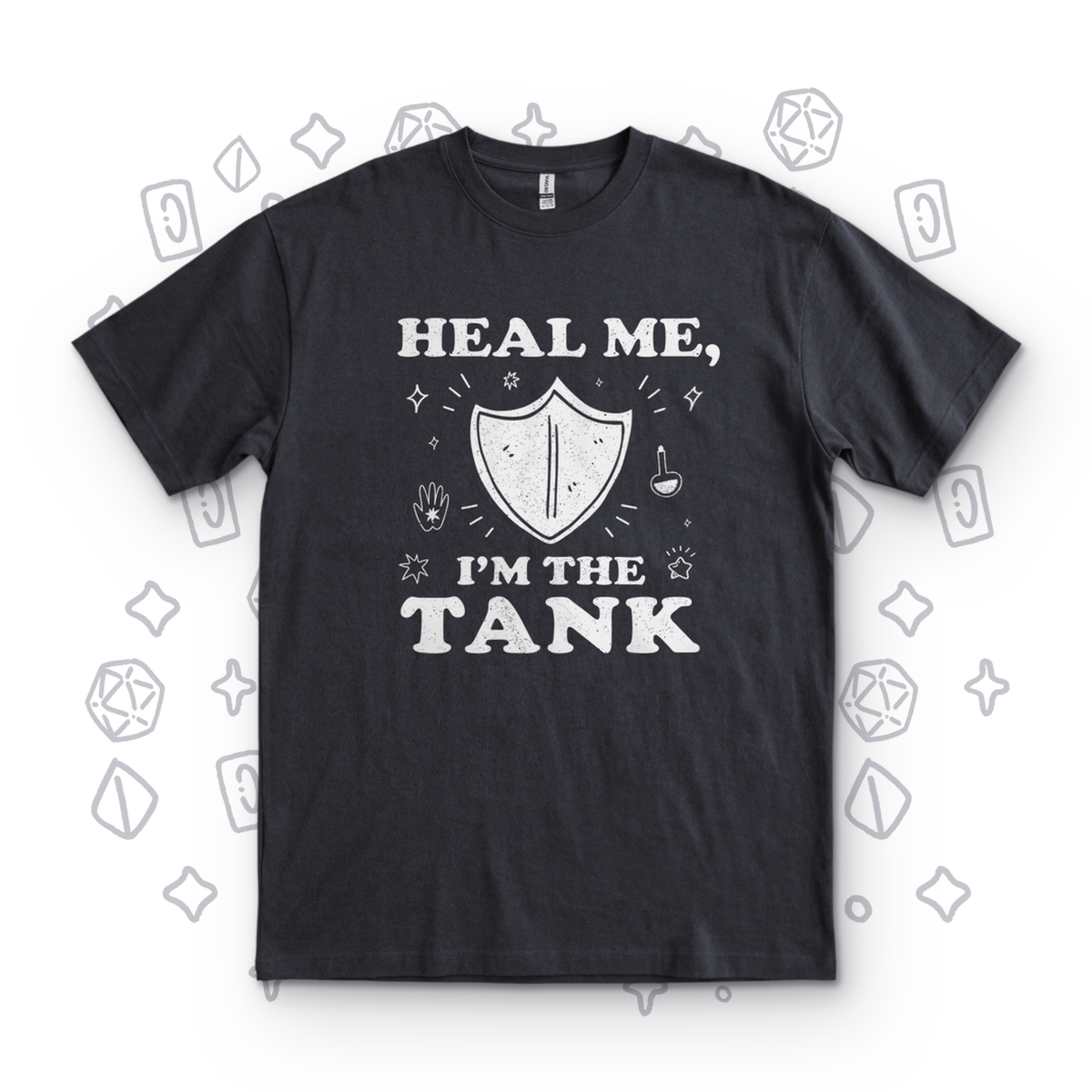 Heal Me I'm the Tank - Black