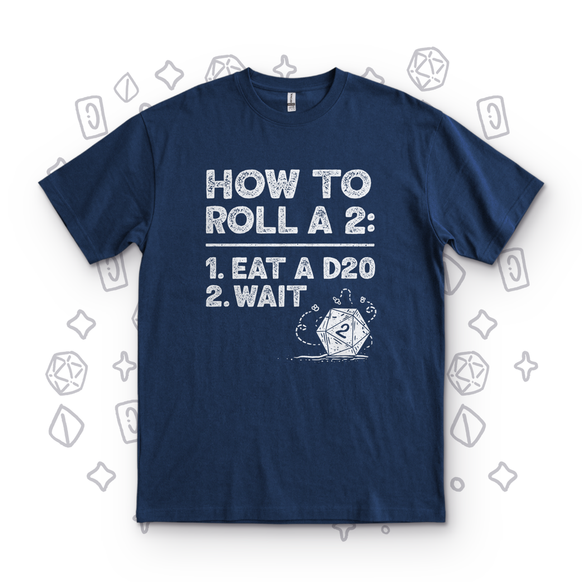 How to Roll a 2 - Navy
