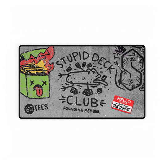 Stupid Deck Club Premium Stitched Playmat - 24"x14"